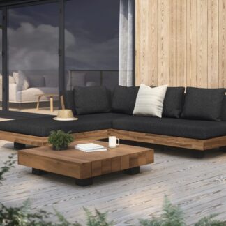 Patio Couch - Walnut